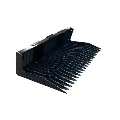 Stout - Skid Steer Rock Bucket (Open Sides) 72" Width fits John Deere fits New Holland fits Case fits International fits Massey Ferguson