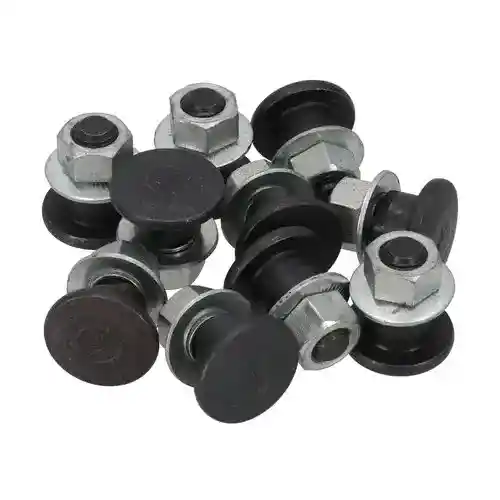 Blade Bolt Kit 10 Pack fits John Deere 1326 1350 1360 1460 1470 270 CC19994 fits New Holland 408 411 412 415 697552 fits Gehl BK007 fits Kuhn 56115800