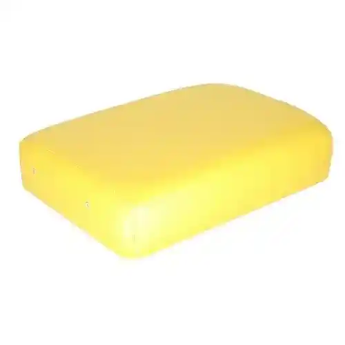Seat Cushion - Wood Backed Vinyl Yellow 19-1/2" x 14-3/4" fits John Deere 50 70 80 A B D G R 50 60 70 80 520 530 620 630 720 730 820 830 840 AR26932