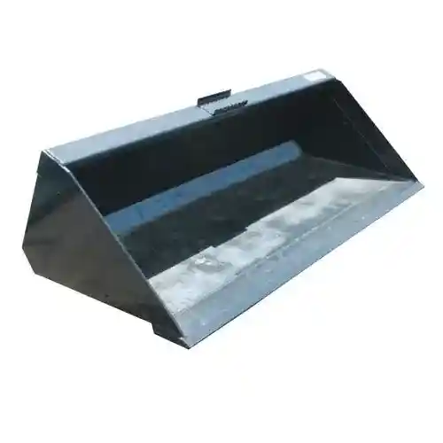 Stout - Skid Steer Material Bucket with Single Cutting Edge 72" Width fits John Deere fits New Holland fits Case fits International