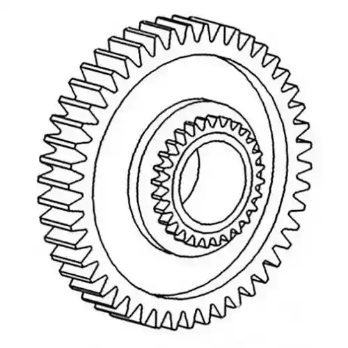 Transmission Gear 2nd and 5th fits Ford 4400 2000 2300 2600 3000 3400 3600 4000 4110 4200 4340 4400 957E7101B 81717888