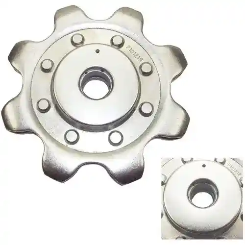 Sprocket - Lower Idler Greaseable fits John Deere 494 693 694 893 894 1293 643 843 435 AH101219 fits International 176283C91 fits Case IH 176283C91