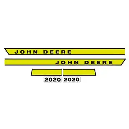 2020 Hood Decal fits John Deere 2020 2020 JD2020 T29949 RH T29950 LH R48204 LH T22803 LH R48203 RH T22802 RH