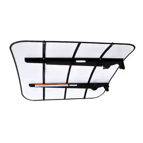 Red Rooster® Tractor & Mower Sun Shade Canopy - ROPS MT - 44"x 44" - White