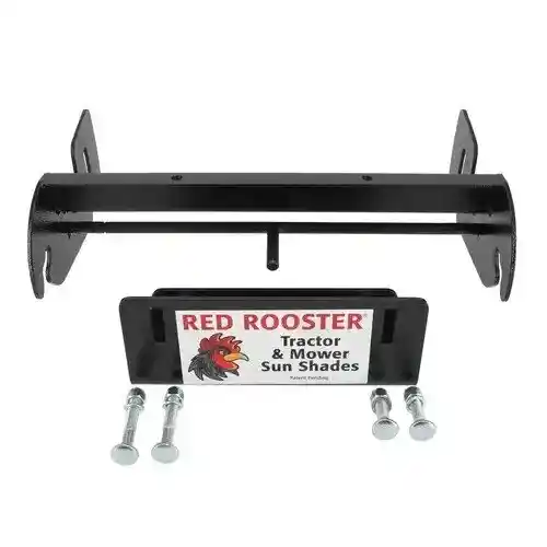 Red Rooster® Tractor & Mower Sun Shade Canopy - Mounting Clamp & Support