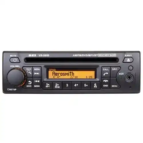 REI Radio VR5650 AM/FM/CD/MP3/WB/PA Stereo Bluetooth