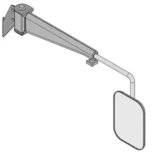 Mirror Assembly with Extendable Arm - Right Hand fits John Deere 9100 9120 9200 9220 9300 9320 9400 9420 9520 9620 9300 RE276347