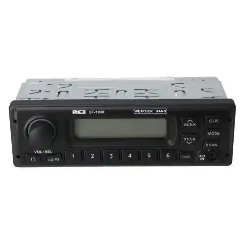 REI Radio ST-1000 AM/FM/WB/AUX Stereo Radio w/ISO Connector