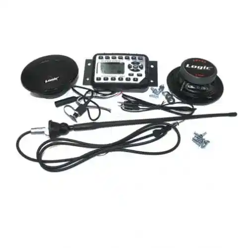 Jensen Mini Heavy-Duty Radio Kit for RT Track Loader fits Gehl RT175 RT210 RT250