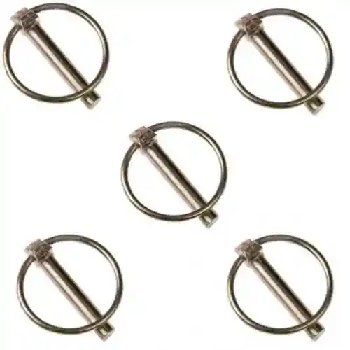 Lynch Pin 7/16" x 1-1/2" x 1-3/4" With Chain 5 Pack