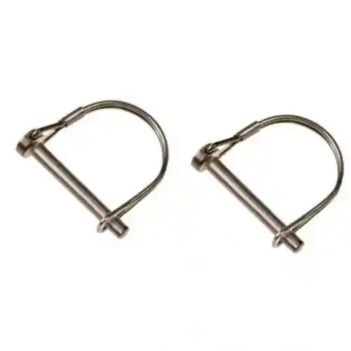 Wirelock Pin 1/4" x 1 3/4" x 2" Round Lock 2 Pack