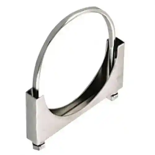Muffler Clamp - 5" 2 Bolt Chrome Plated