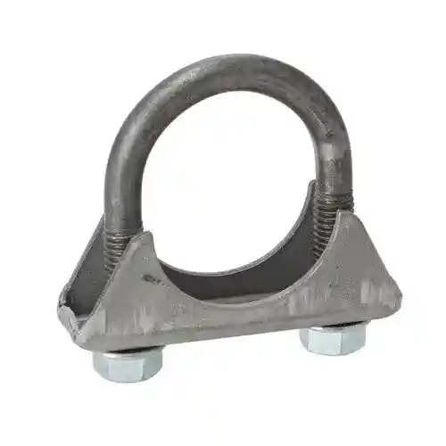 Muffler Clamp - 1-1/2" 2 Bolt Heavy Duty fits Massey Ferguson TO30 TO35 50 135 79023401 fits Massey Harris A26534 fits AGCO 79023401V