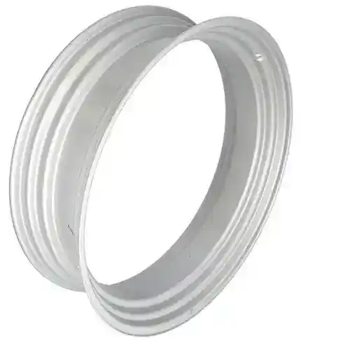 Drop Rear Rim - 11" x 38" 3-7/8" Center Drop Width Silver Mist