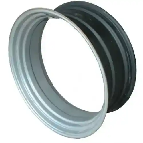 Drop Rear Rim - 12" x 38" Drop Rear Rim Silver Mist