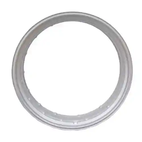 Double Bevel Rear Rim - 10" x 38" Silver Mist