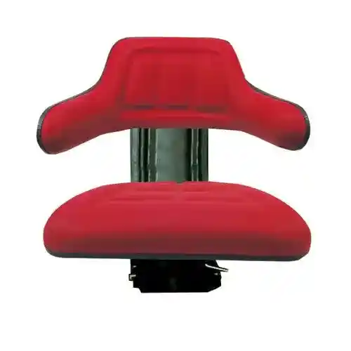 Seat Assembly - Grammer Style Vinyl Red fits Seats & Cushions 1672345M91 193451M1 3901773M91