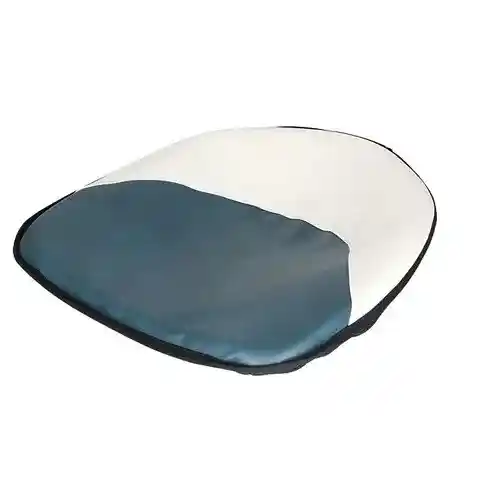 Pan Seat Cushion - 19" Deluxe Vinyl White and Blue fits Ford NAA 2N 8N 9N 600 700 800 900 2000 2600 2610 3000 3600 4000 4110 4600 5000 5600 6600 7600