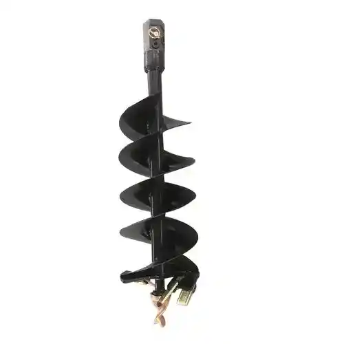 All States - Skid Steer Auger Bit - Standard Duty - 12" fits John Deere fits New Holland fits Case fits International fits Massey Ferguson